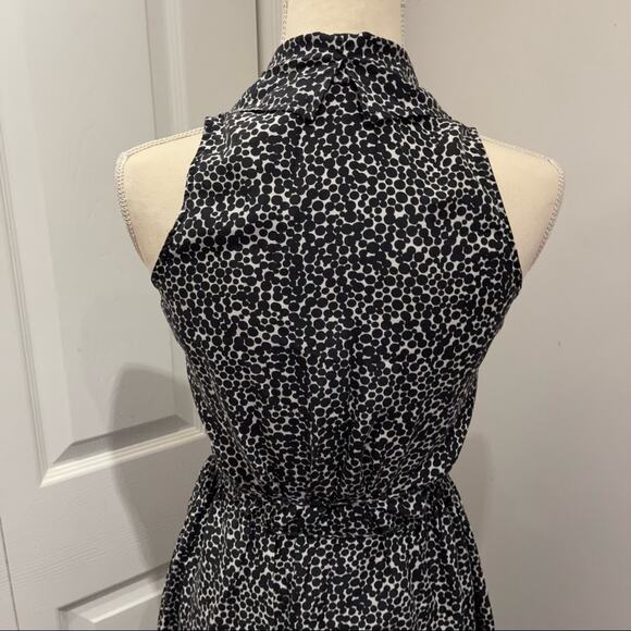 Hugo Boss Black and White Silk Dress size 2 - Picture 12 of 13